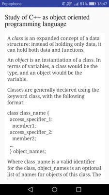 Object Oriented Programming android App screenshot 0