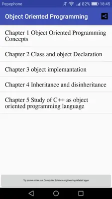 Object Oriented Programming android App screenshot 8